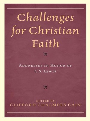 cover image of Challenges for Christian Faith